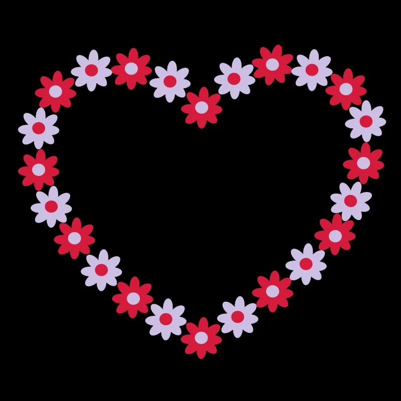 Un cœur de fleurs