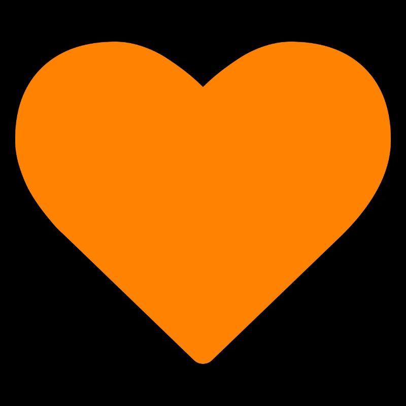 Herz Orange