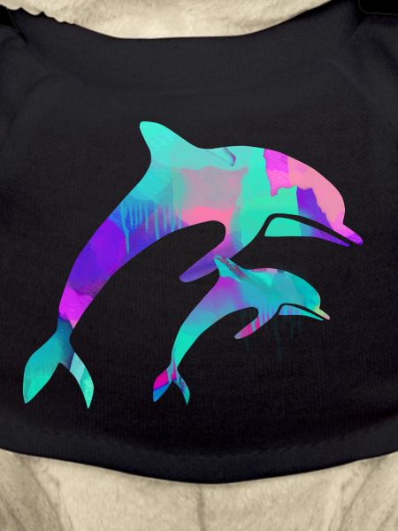dolphin duo two hearts
