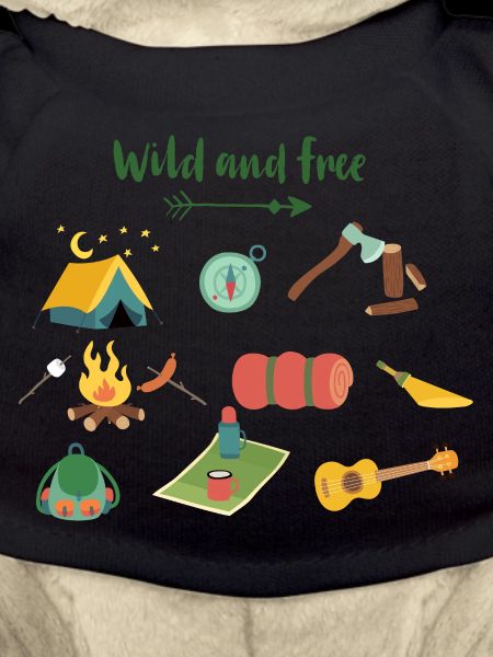 Camping Scout campfire