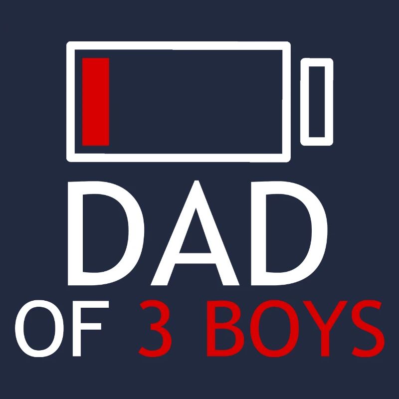 papa de 3 garçons