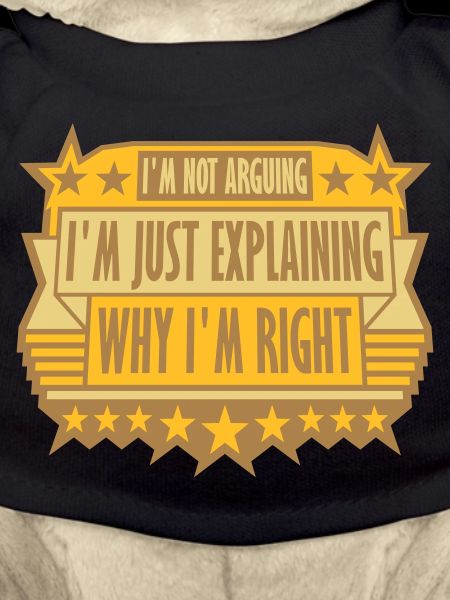 I m not arguing