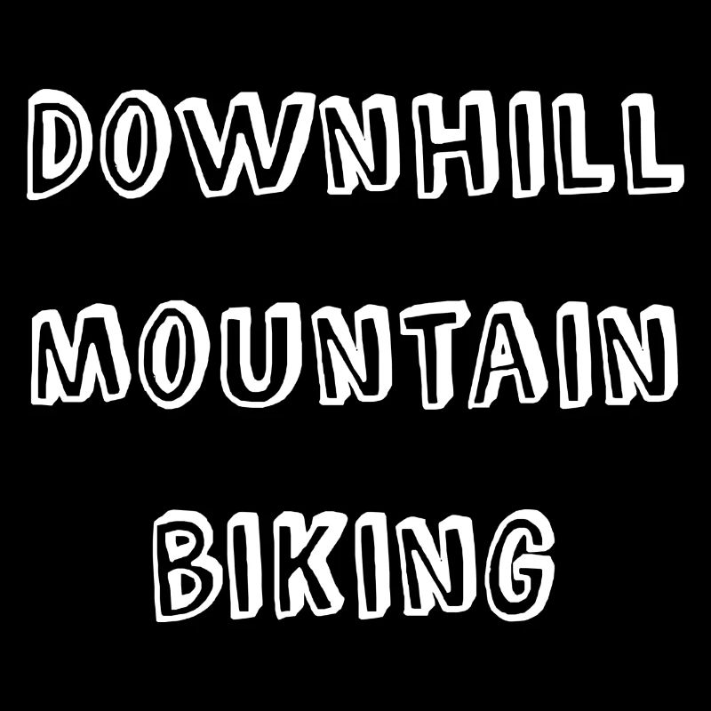 Downhill mountain biking