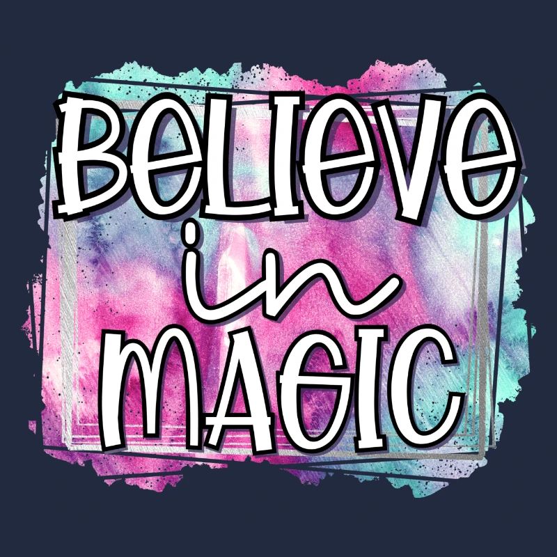 Einhorn Believe in Magic Pferd Regenbogen Fee