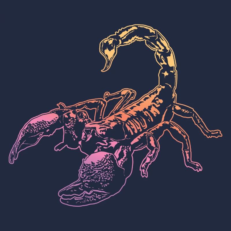 Cool Scorpion Insect Sketch Graphic Scorpion Lover