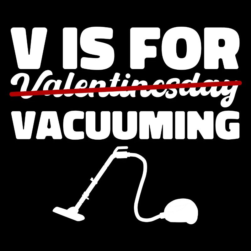 Valentinstag vaccuming Liebe Sauberkeit Geschenk