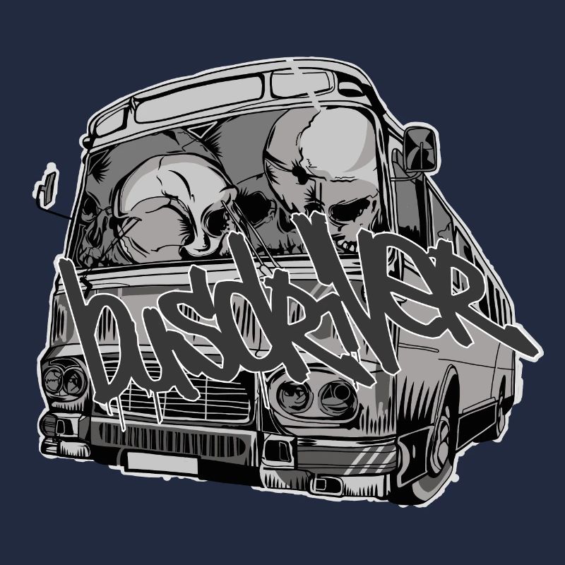 Busfahrer // Skulls // Illustration