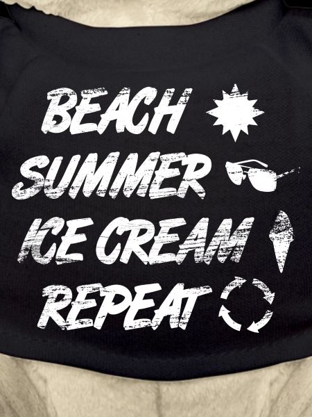 Beach Summer Ice Cream Repetition