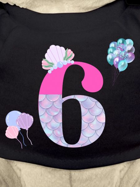 6th birthday mermaid