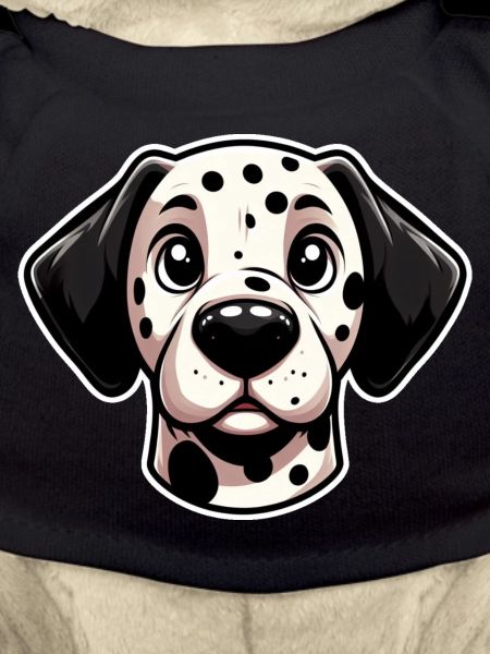 Comic Dalmatian Head Dog