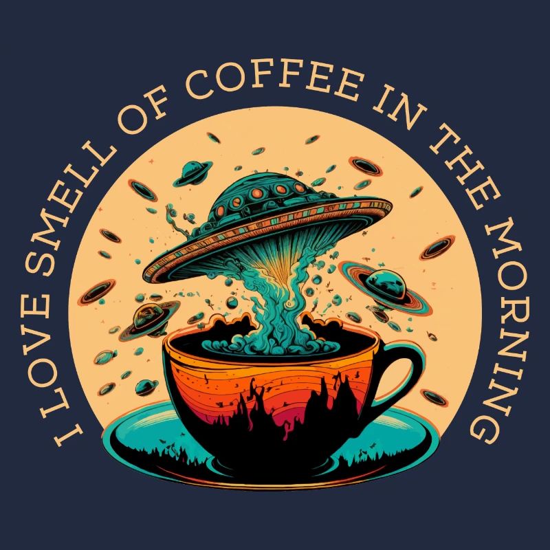 J’aime l’odeur du café le matin