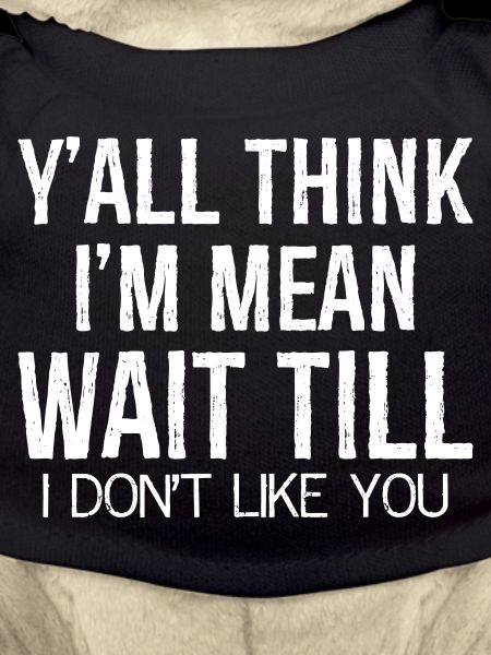 y'all think I'm mean wait till
