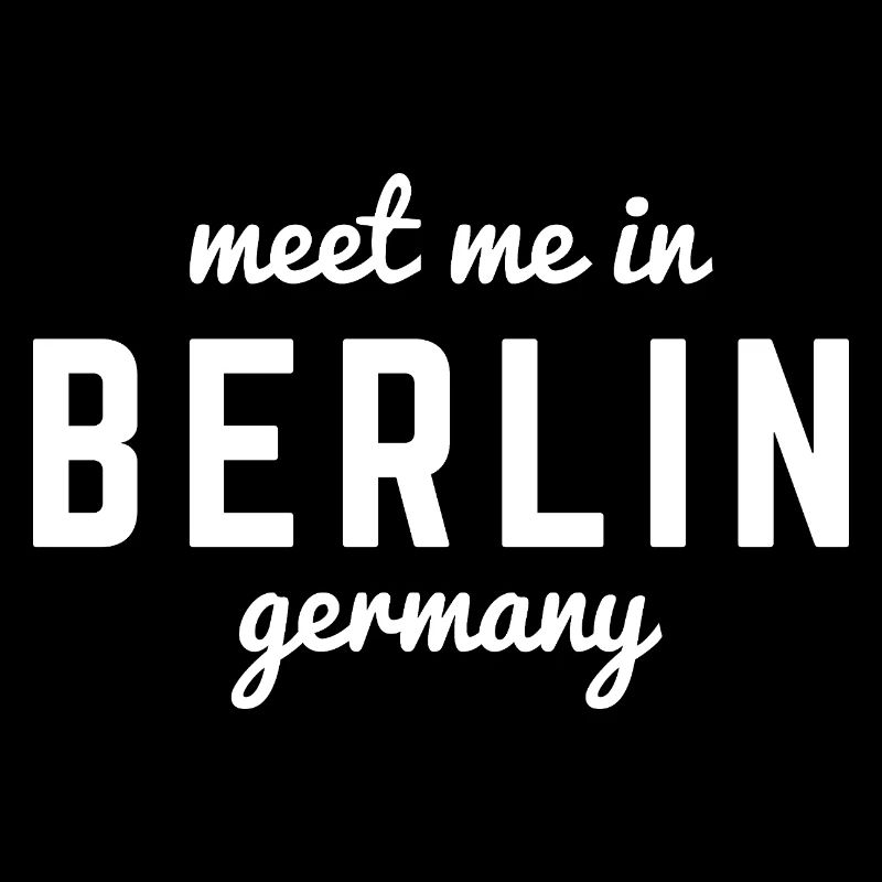 Berlin Germany Fan Flag Design T Shirt