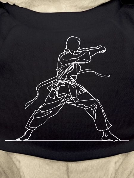 Karate Line Drawing