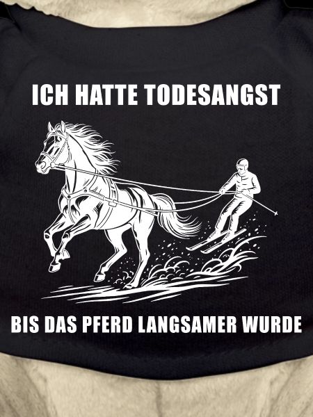 Bis das Pferd langsamer wurde
