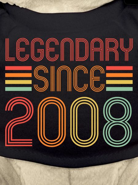 Legendary since 2008, Retro, Birthday