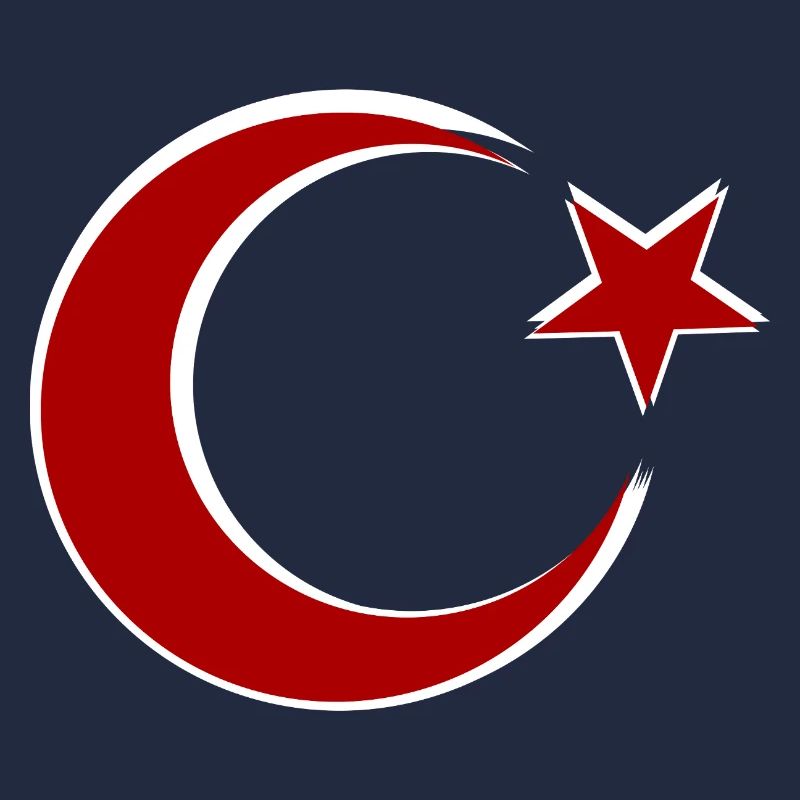Motif de l’étoile de la Lune rouge Dinde