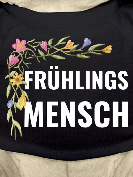 Frühlingsmensch – Blumen Statement