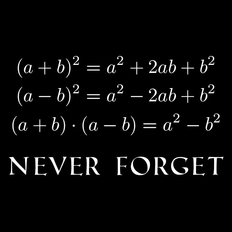 Binomial formulas