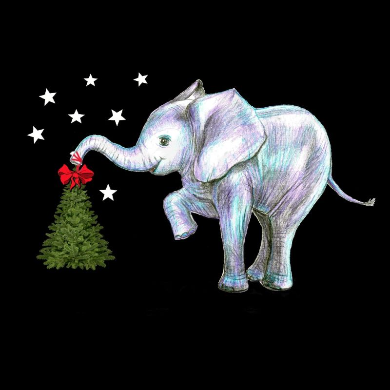 Weihnachten, Elefant Glücksbringer