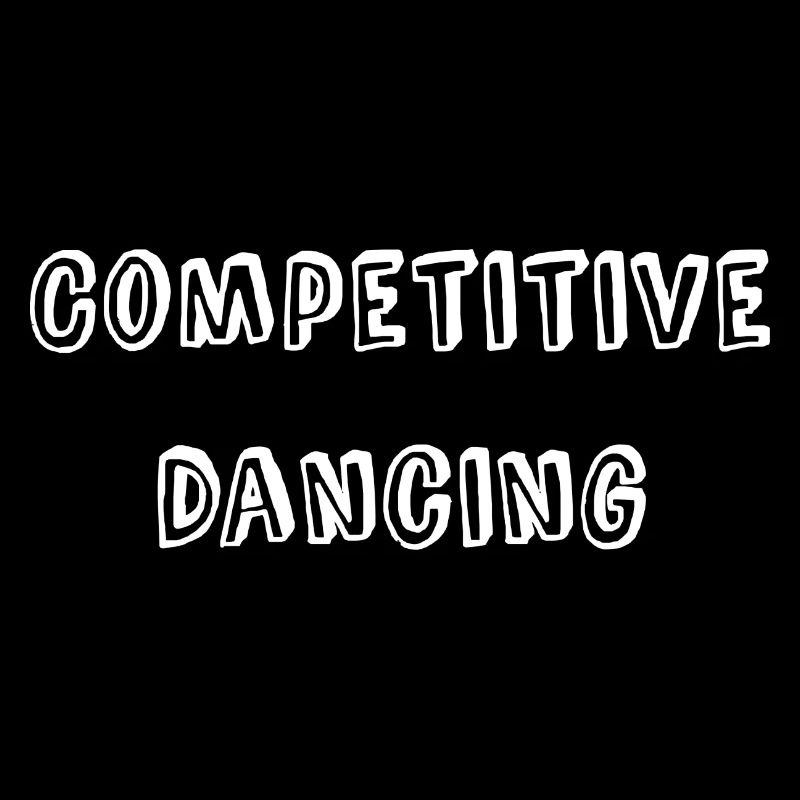 T-shirt competitive dancing