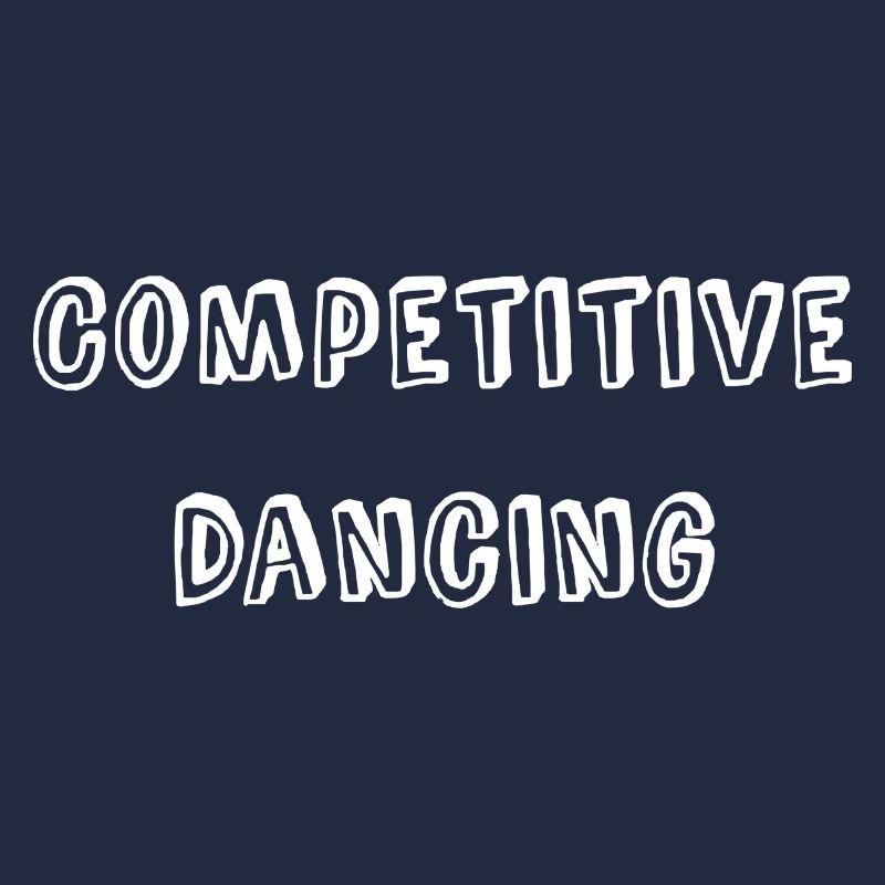 T-shirt competitive dancing