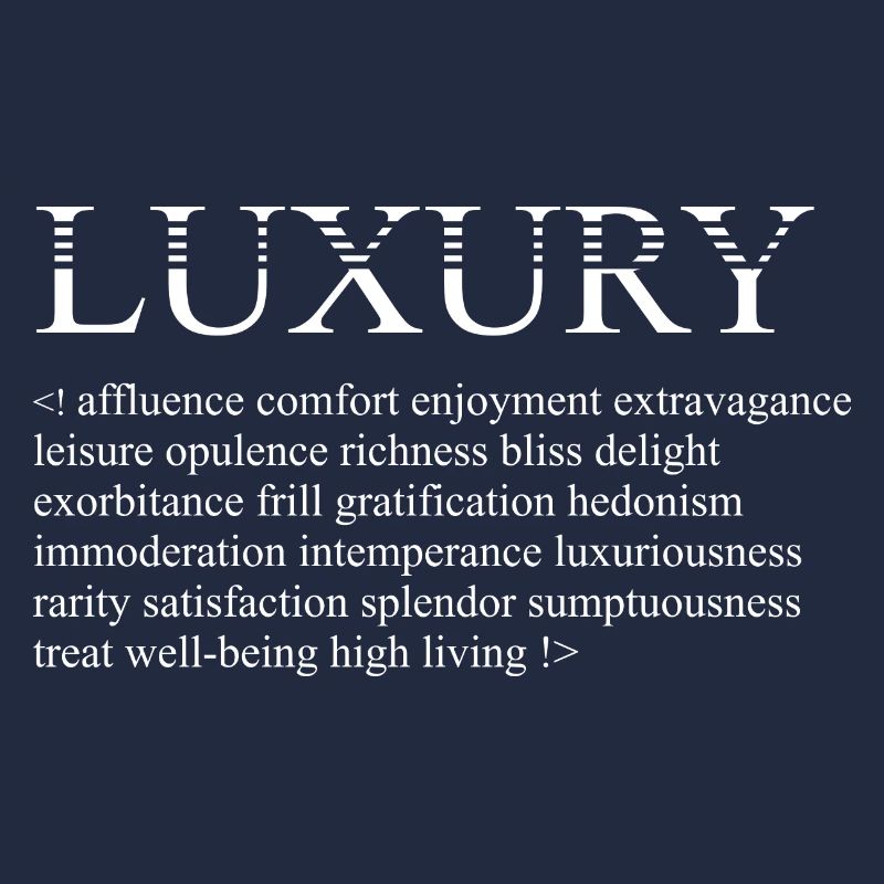 LUXE - Exemples - Série Lignes