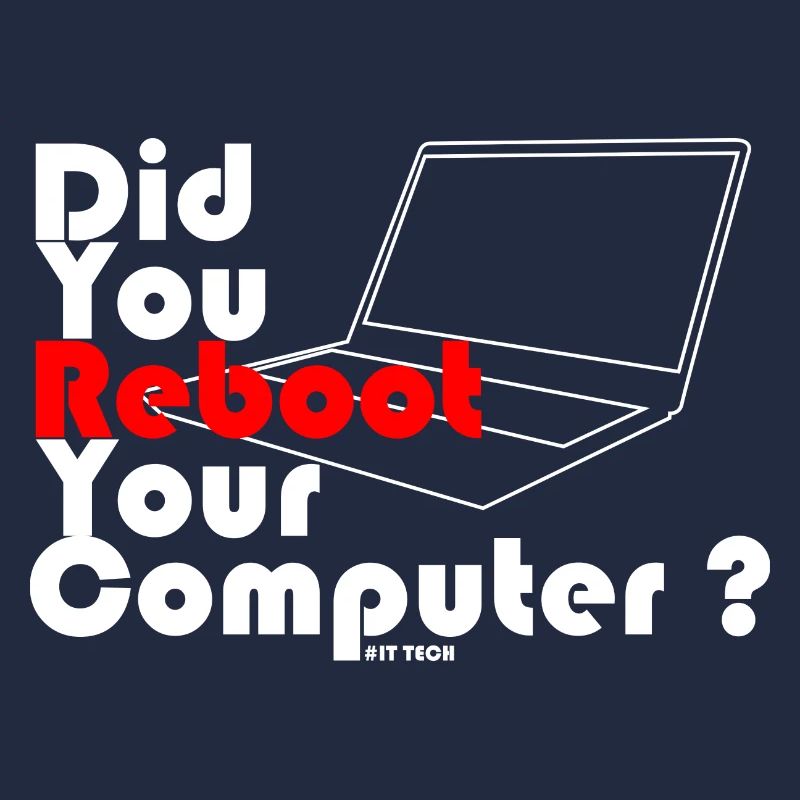 Did you reboot your computer? IT TECH