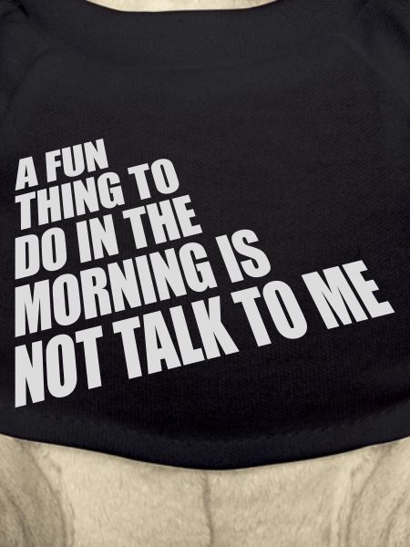 not talk to me