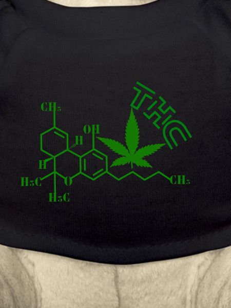 Structure moléculaire du THC