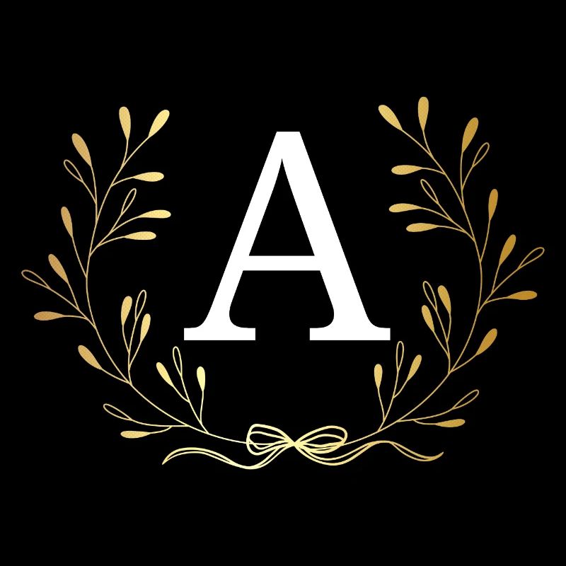 Letter with golden crown