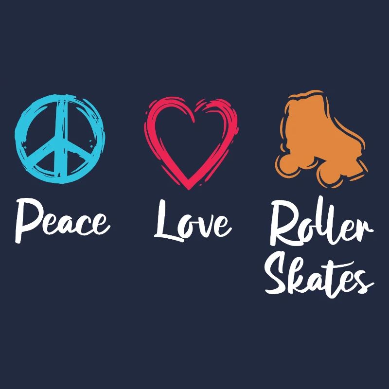 Frieden Liebe Rollerskates