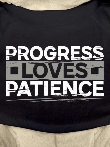 Progress Loves Patience Motivation Gift