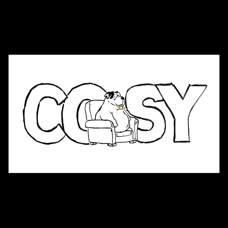 Cozy animal motif on sofa