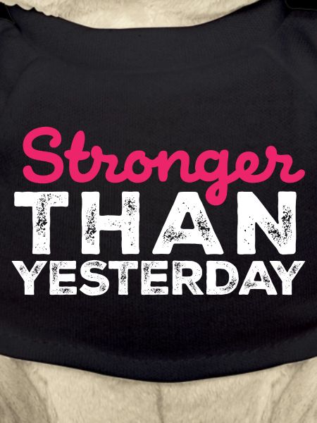 Stronger Than Yesterday - Gym Gear