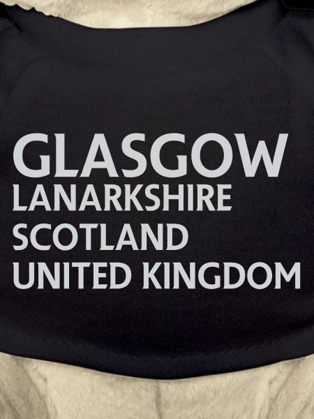 Glasgow – Scotland Textdesign
