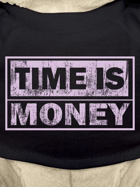 Time is money Neon panel