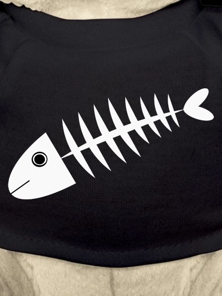 Fish White Herringbone Gift Angler