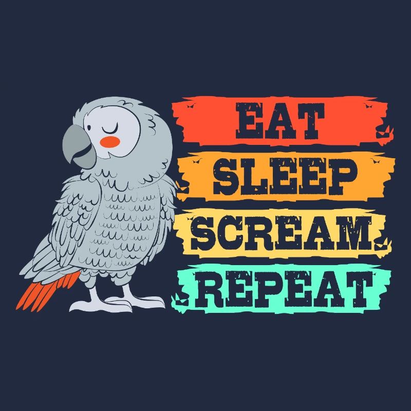 Parrot Grey
