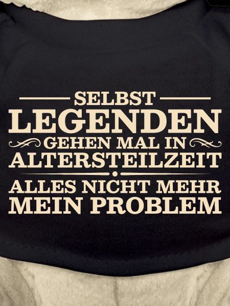 Selbst Legenden gehen mal in Altersteilzeit