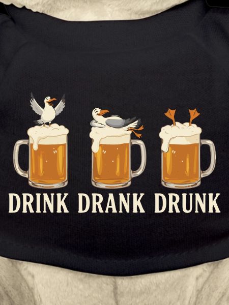 Drink Drank Drunk Beer Seagulls Beach