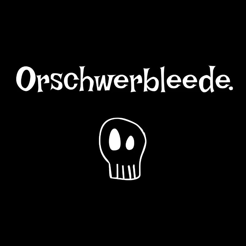 Orschwerbleede Saxon Saxony Ossi Totenkopf