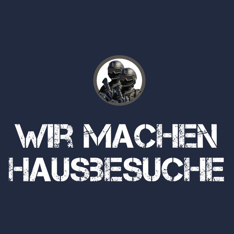 Wir machen Hausbesuche Geschenkidee Geburtstag