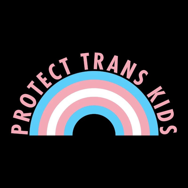 Schützen Sie Trans Kids Rainbow
