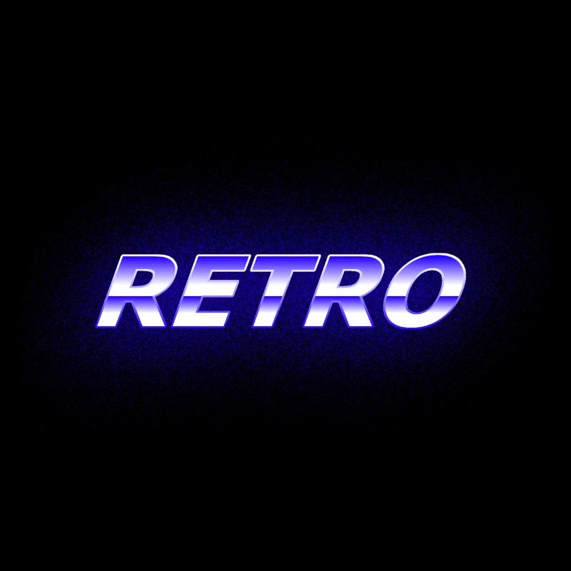 Retro - cooler Schriftzug