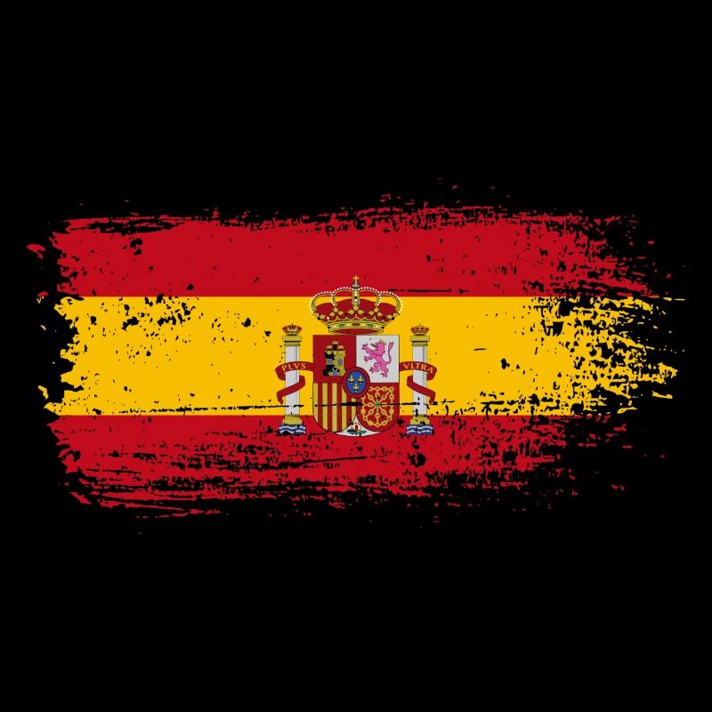 Wappen der spanischen Flagge Splash