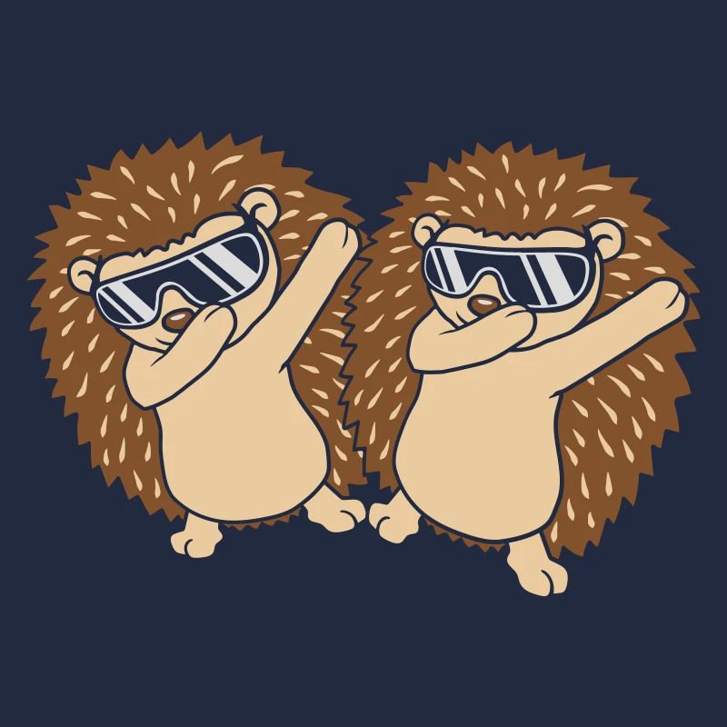Amis Équipe dabbing Hedgehog
