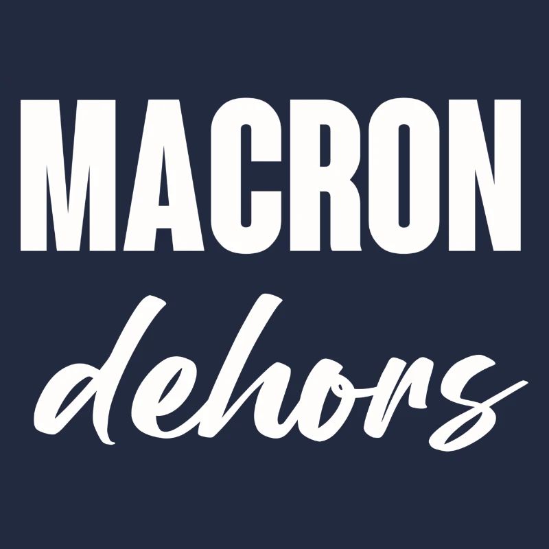 Macron dehors