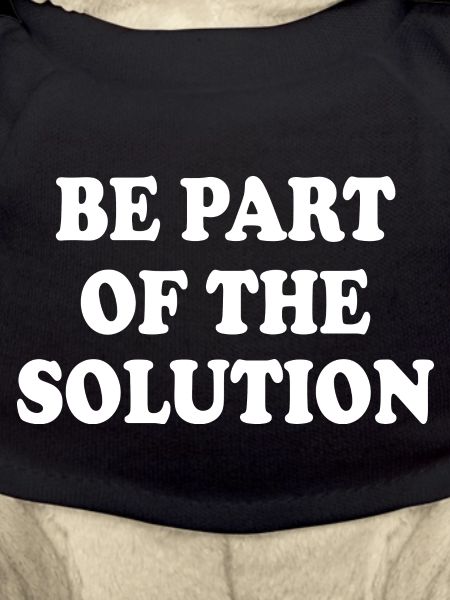 Be part of the solution