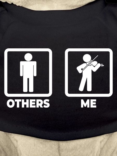 Violinist Stick Figure